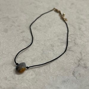 Choker Necklace with Crystal